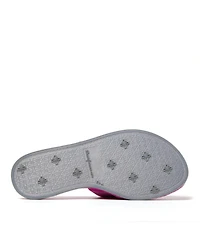 Dearfoams Women's Beatrice Microfiber Velour Shower Slide House Slipper