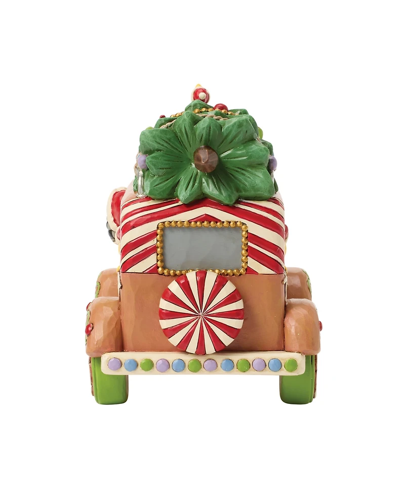 Jim Shore Peanuts Gingerbread Van Figurine