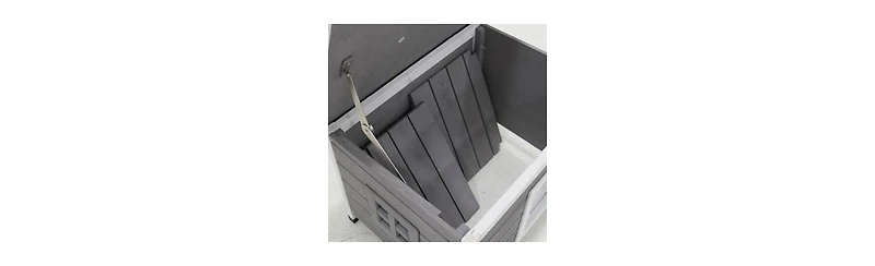 Aostirmotor Waterproof Outdoor Indoor Cat Shelter with Roof