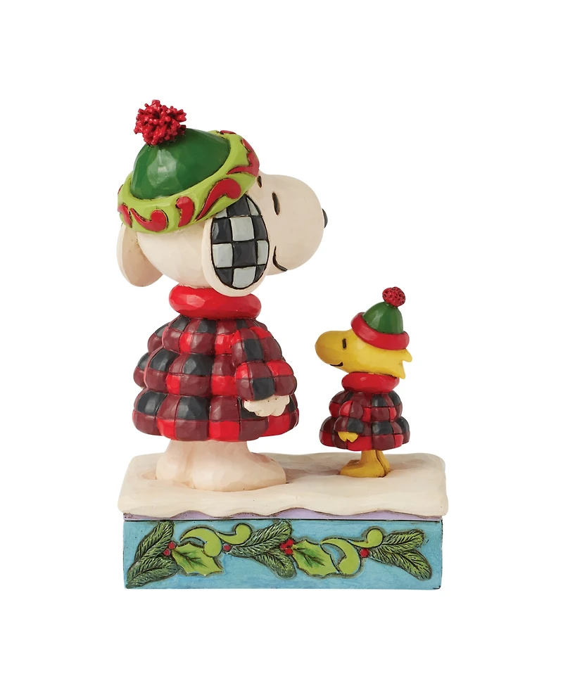 Jim Shore Snoopy and Woodstock Puffer Figurine