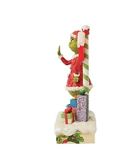 Jim Shore Grinch by Stop Sign Led Figurine