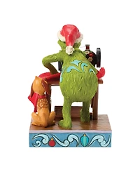 Jim Shore Grinch Sewing Santa Figurine