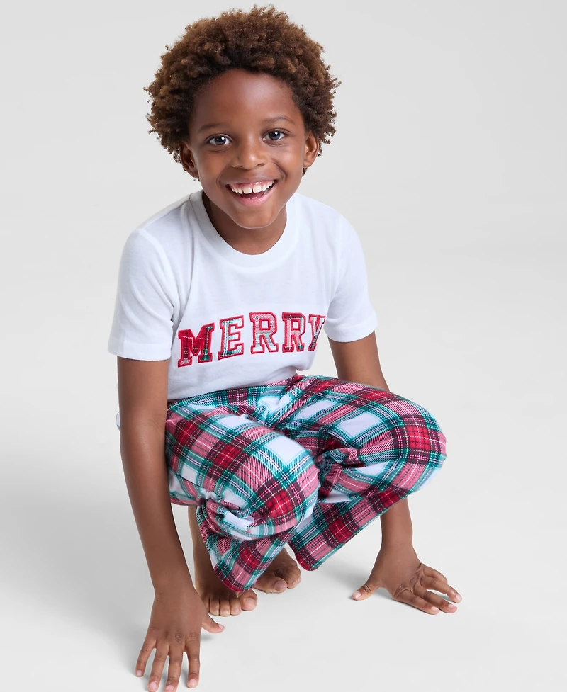 Holiday Lane Kids 2T-16 Merry Applique Tee, Macy's Exclusive