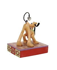 Jim Shore Pluto Christmas Bell on Tail Figurine