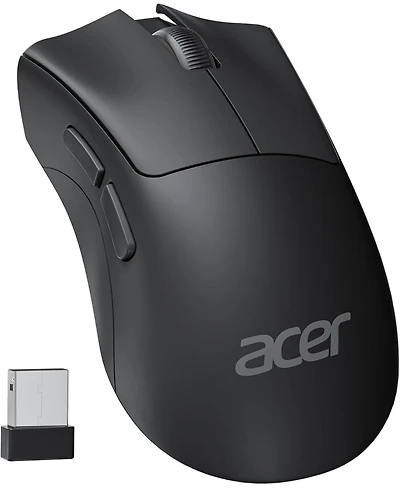 Acer Wireless Mouse, 1200 dpi, 5 Buttons, 2.4GHz usb Receiver, Compatible with Windows, macOS, Android