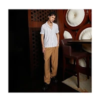 Campus Sutra Men's Wavelength-Knit Shirt