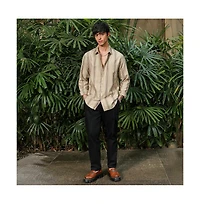 Campus Sutra Men's Halo-Striped Shirt