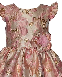 Bonnie Jean Little and Toddler Girls Jacquard Party Dress