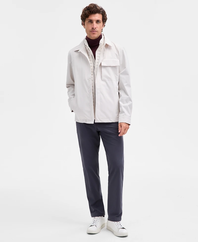 Alfani Men's Alfatech Modular Snap-Front Sport Shirt Jacket, Macy's Exclusive