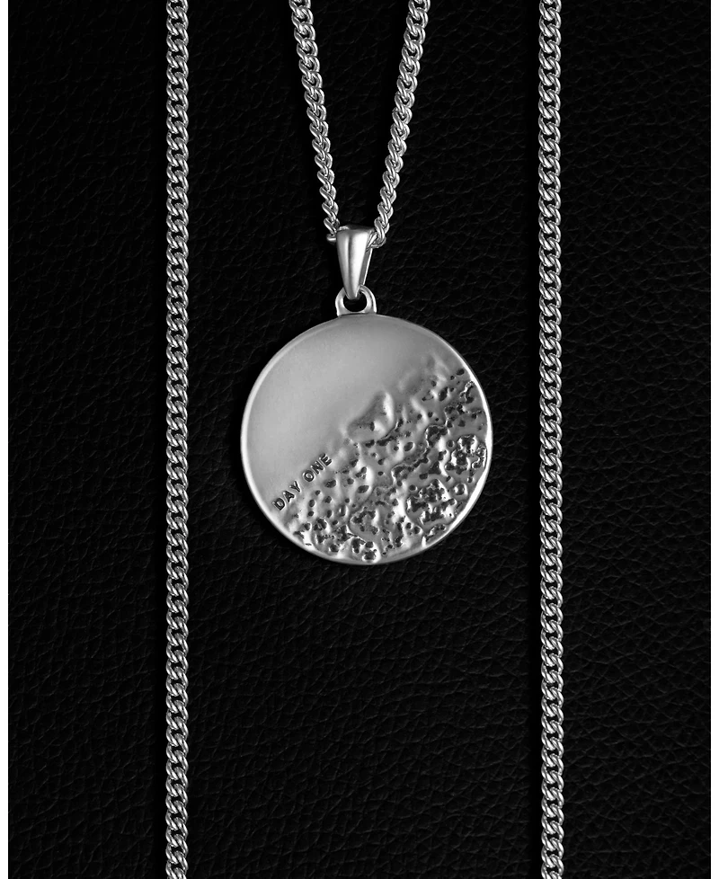 Vincero Men's Day One Pendant in Rhodium-Plated Sterling Silver