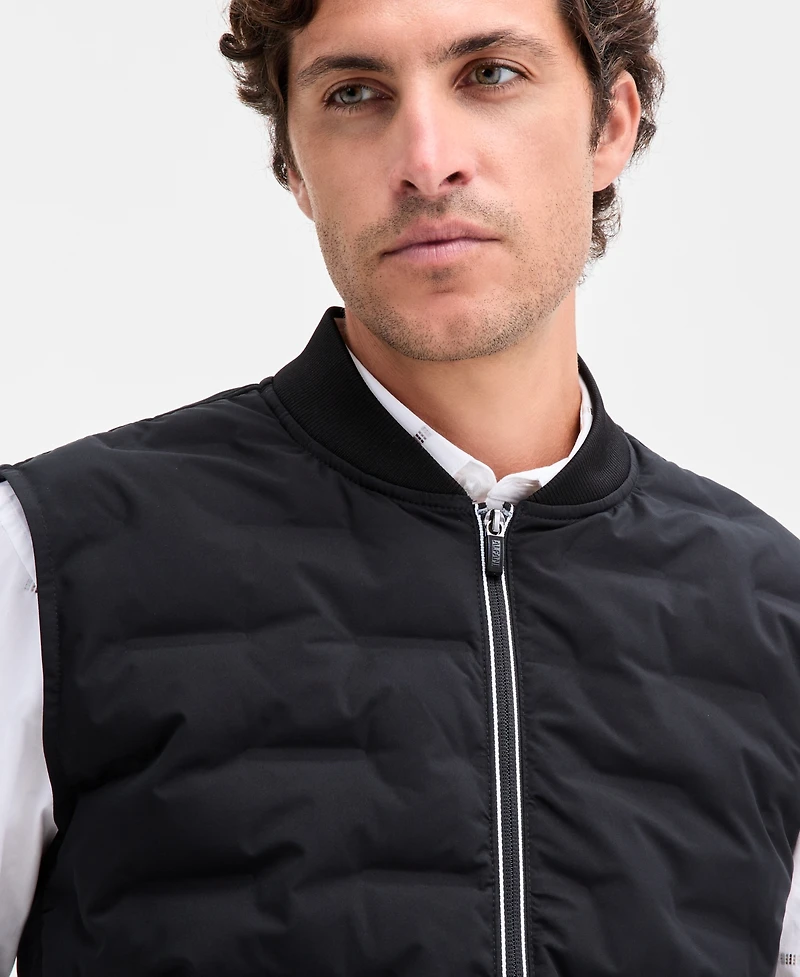 Alfani Men's Alfatech Quilted Zip-Front Vest, Macy's Exclusive