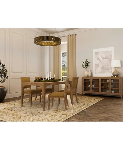 Everleigh Dining 5-Pc. Set (Table & 4 Upholstered Back Side Chairs)
