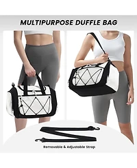 Urtala Gym Bag for Men - 18 Inches Small Duffle with Shoe Compartment, Lightweight Travel Sports, & Weekend Trips
