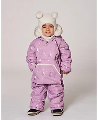Deux par Kids Unisex Knit Balaclava Off-White - Toddler|Child