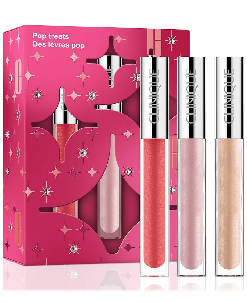 Clinique 3-Pc. Pop Treats: Pop Plush Lip Gloss Holiday Gift Set