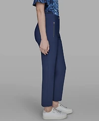 Karl Lagerfeld Paris Women's Slim-Leg Compression Pants