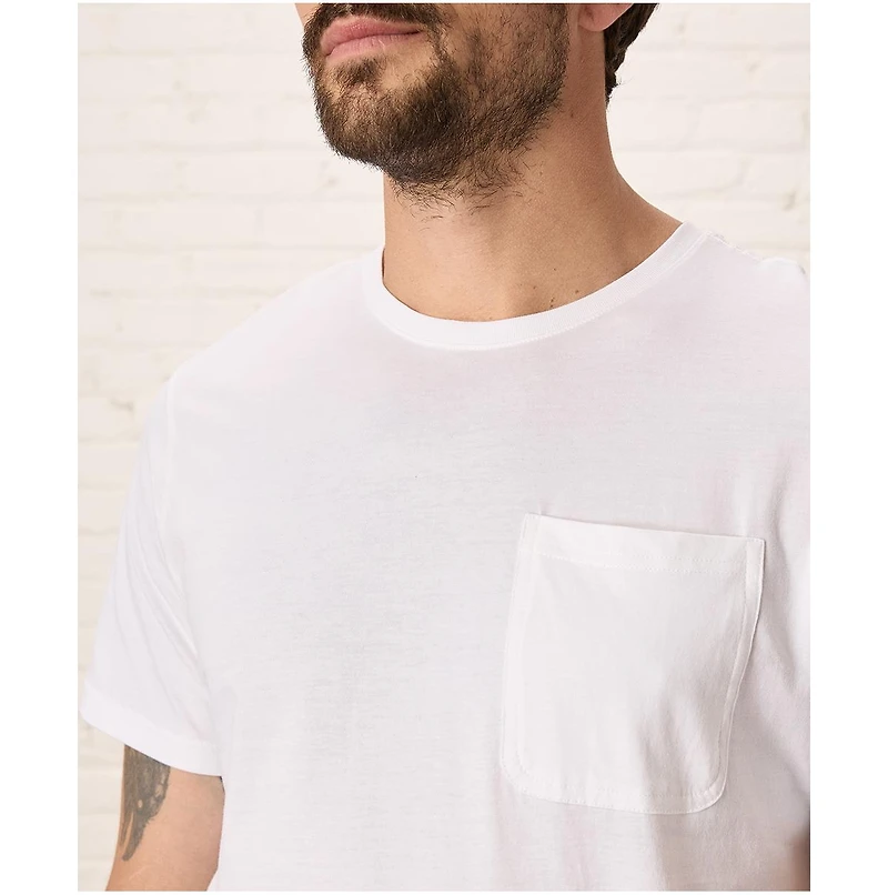 Pact Men's Organic Cotton Softspun Pocket Crew Tee