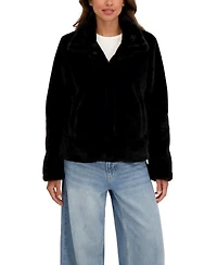Sebby Collection Women's Short Faux Fur Jacket