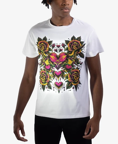 Heads Or Tails Men's Rhinestone Graphic T-Shirt