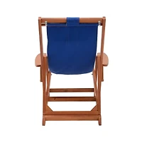 Jiallo Canvas Sling Chairs With Cup And Wine Holder And End Table