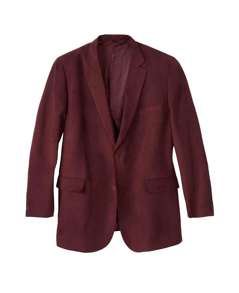 KingSize Men's Big & Tall Microsuede Blazer