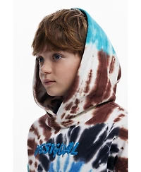 Desigual Boys's Tie-Dye Logo Sweatshirt