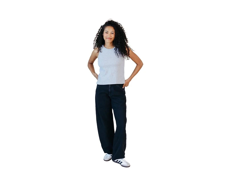 Poplinen Plus Charlie Ribbed Tank