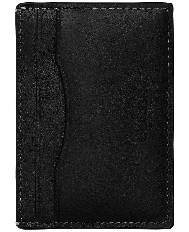 Coach Men's Money Clip Card Case