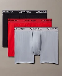 Calvin Klein Men's 3-Pack Micro Stretch Boxer Briefs