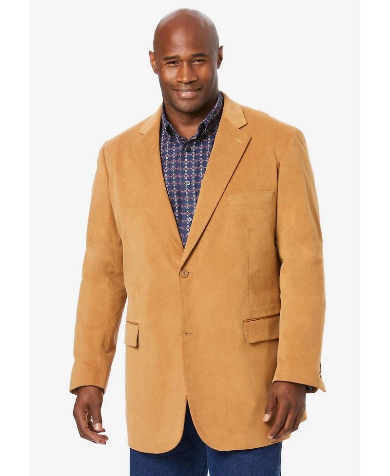 KingSize Men's Big & Tall Corduroy Blazer