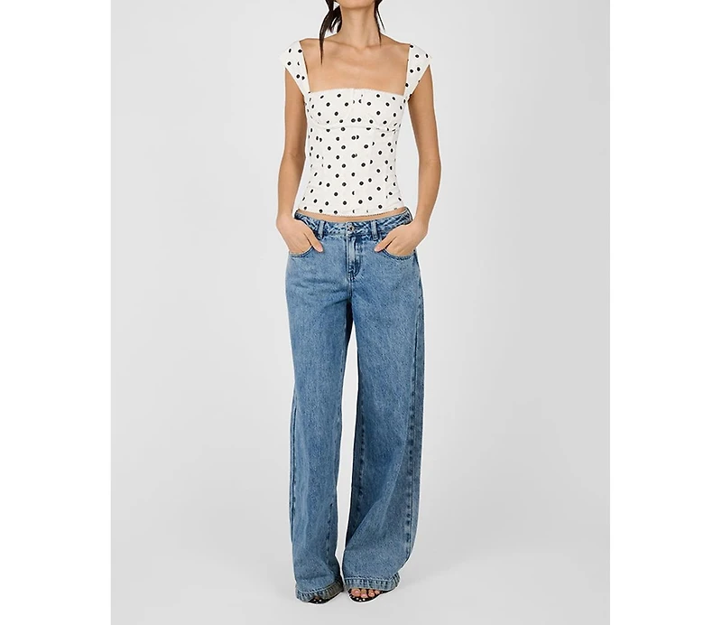 WeWoreWhat Ruched Cup Corset