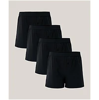 Pact Men's Organic Cotton Everyday Knit Boxer 4-Pack
