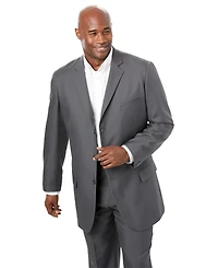 KingSize Men's Big & Tall Easy Movement Three-Button Jacket