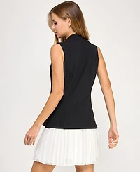Seni & Cade Juniors' Sleeveless Chiffon Vest Dress
