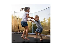 Akiudex Outdoor Trampoline with Safety Enclosure Net Ladder and Spring System