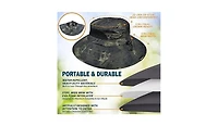 Multijoy Wide Brim Sun Hat, Upf 50+ Uv Protection Waterproof Packable Bucket Hat for Men & Women