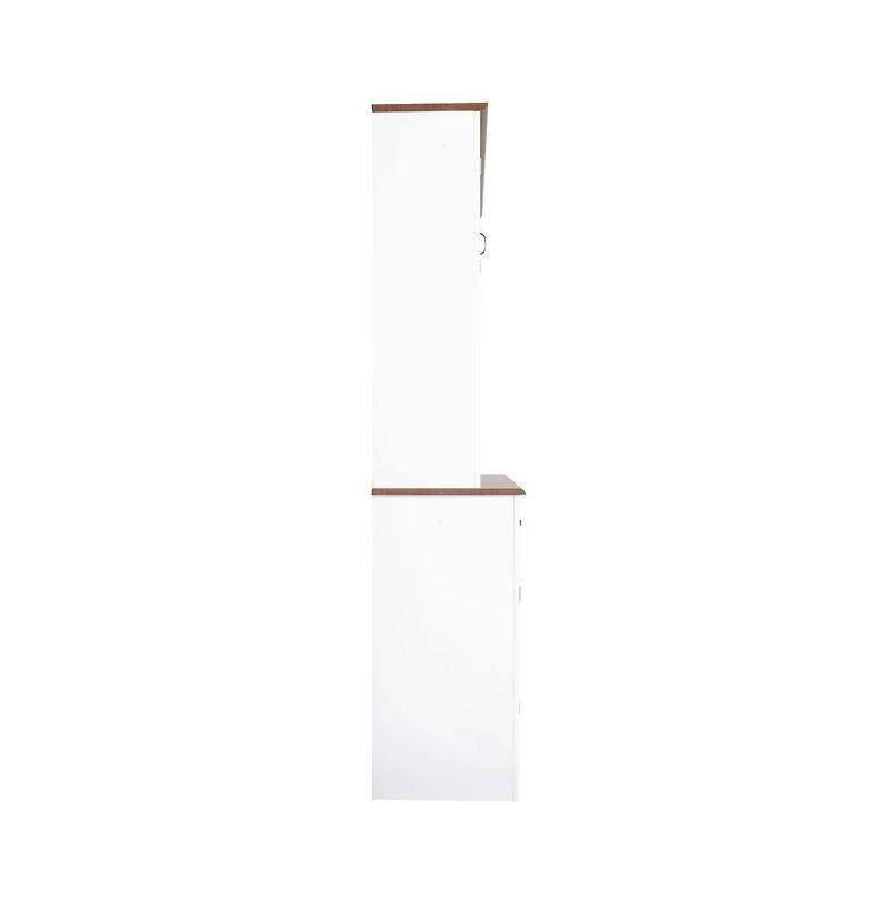 American Furniture Classics Countryside Sliding Barn Door Buffet and Hutch