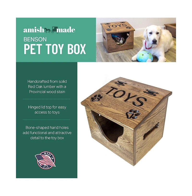 American Furniture Classics Benson Pet Toy Box