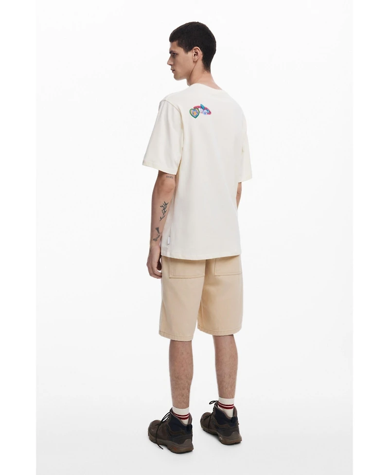 Desigual Men's Short-sleeve T-shirt with embroidery
