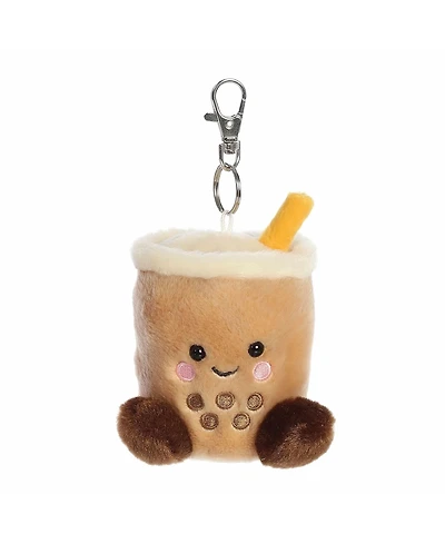 Aurora Mini Milky Tea Boba Palm Pals Adorable Clip-On Brown 4"