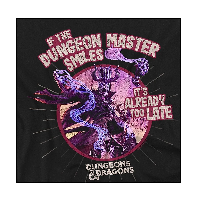 Logovision Men's Dungeons And Dragons Dungeon Master Smiles T-Shirt