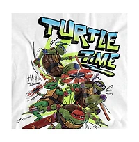 Logovision Men's Tmnt Mutant Mayhem Turtle Time Group T-Shirt