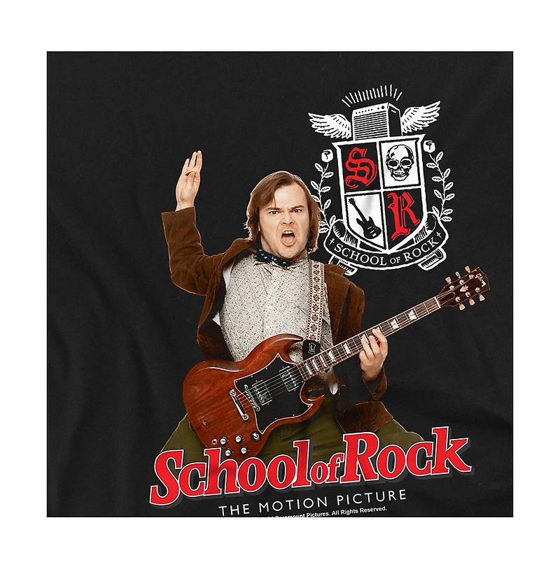 Logovision Men's School Of Rock The Teacher Is T-Shirt