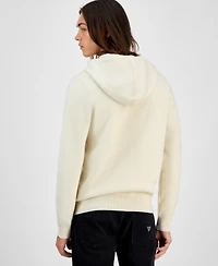 Guess Men's Joby Long Sleeve Fleece Logo Hoodie