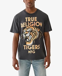 True Religion Men's Tiger Vintage Short Sleeve T-Shirt