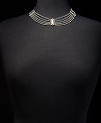 I.n.c. International Concepts Pave Multi-Chain Statement Necklace, 17" + 3" extender, Macy's Exclusive