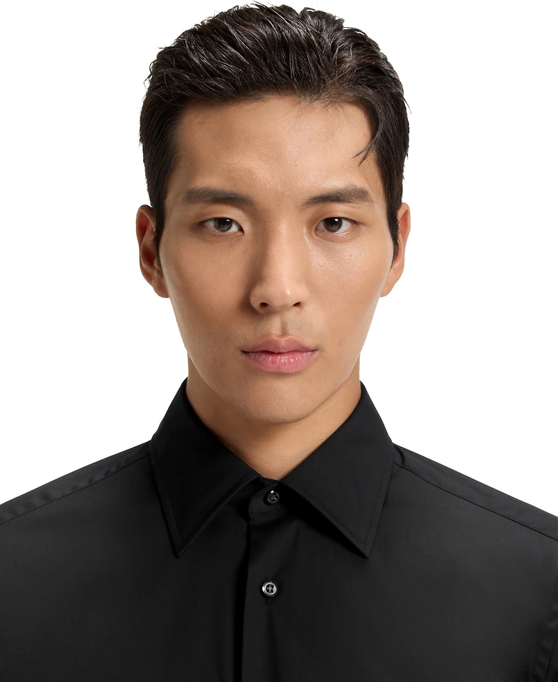 Boss by Hugo Men's Cotton-Blend Stretch Poplin Slim-Fit Dress Shirt