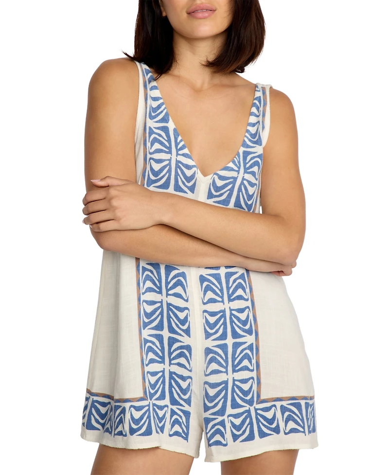 Volcom Women's Fa Emma Rushton V-neck Romper