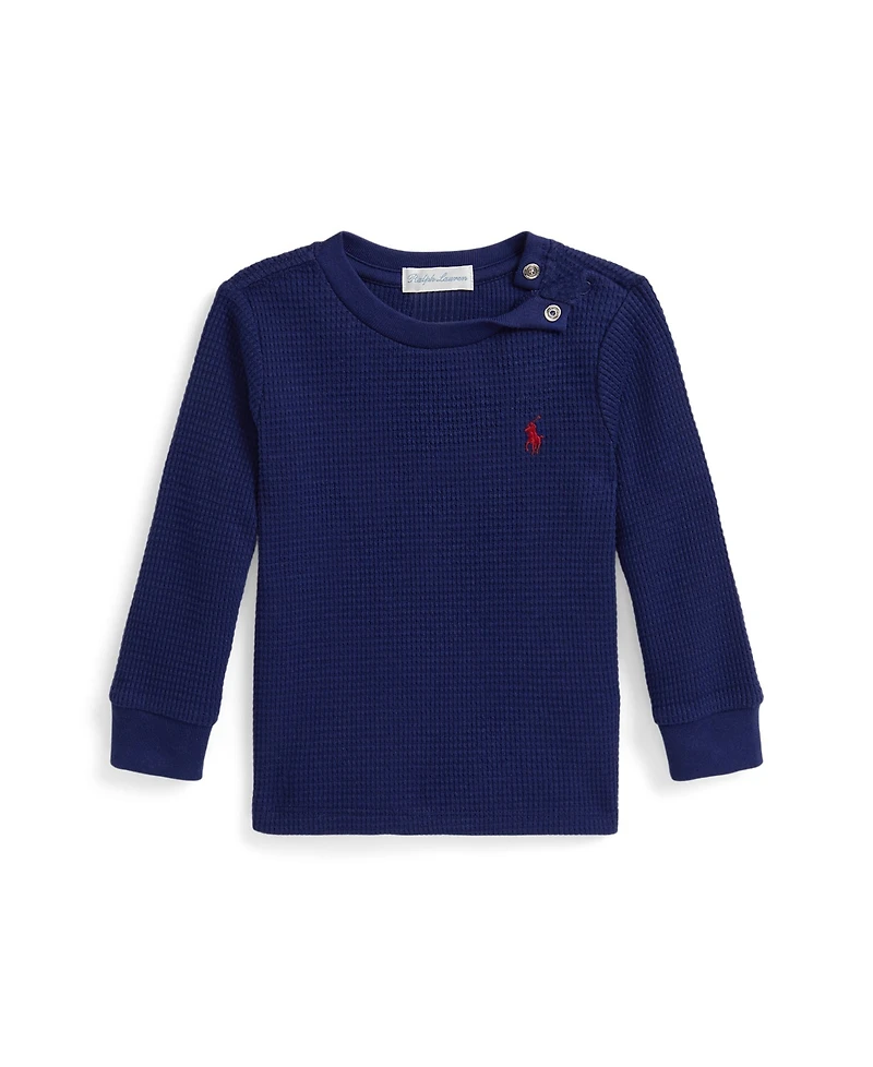 Polo Ralph Lauren Baby Boys Waffle-Knit T-Shirt