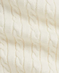 Polo Ralph Lauren Baby Girls Bear Mini-Cable Knit Sweater